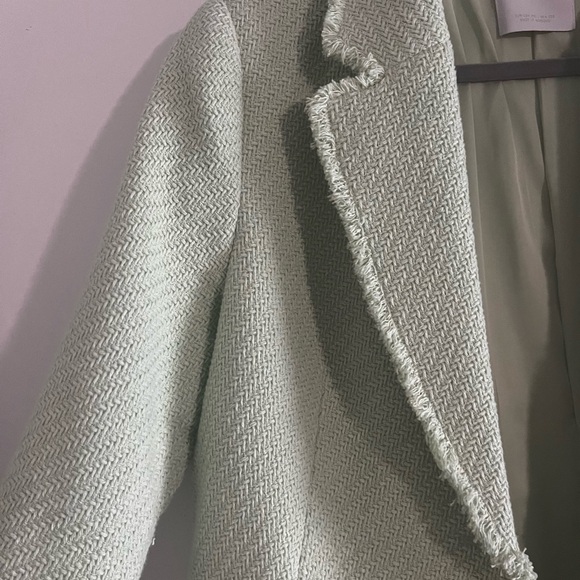 honeydew color blazer Mango - Picture 2 of 4